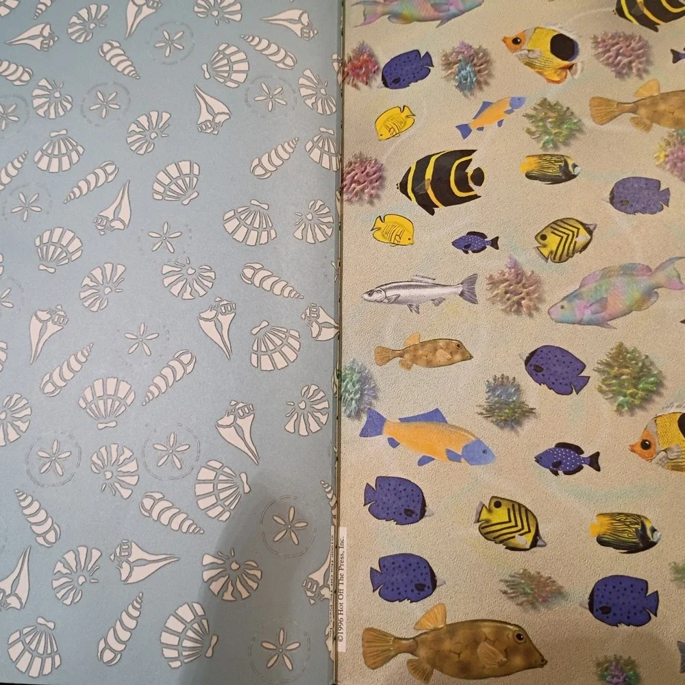 Fiskars Paper Pizazz Vacation‎ Scrapbook Acid Free Sheets Book 1996 VTG Used